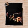 Baki Hanma The Grappler - Take A Risk Cool Design Logo Throw Blanket Official Baki Merch Merch
