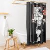 Baki Hanma The Grappler Logo Design Training Shower Curtain Official Baki Merch Merch