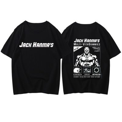 Anime Baki The Grappler Yujiro Hanma Gym Vintage Couples T shirts Manga Harajuku Unisex T Shirt - Baki Merch