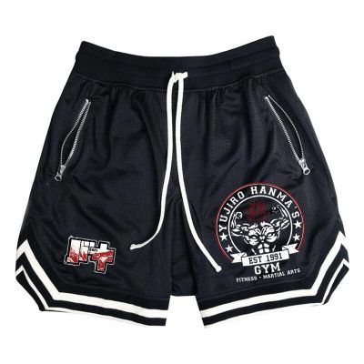 Anime Hanma Baki Mens Shorts Quick Dry Mesh Gym Shorts Breathable to Fitness Joggers Summer Basketball 1 - Baki Merch