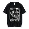 Japanese Anime Baki The Grappler T shirt Manga Hanma Yujiro Short Sleeve T shirts Oversized Cotton - Baki Merch