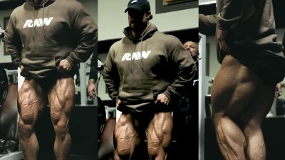 CBum Reveals Legs - Baki Merch